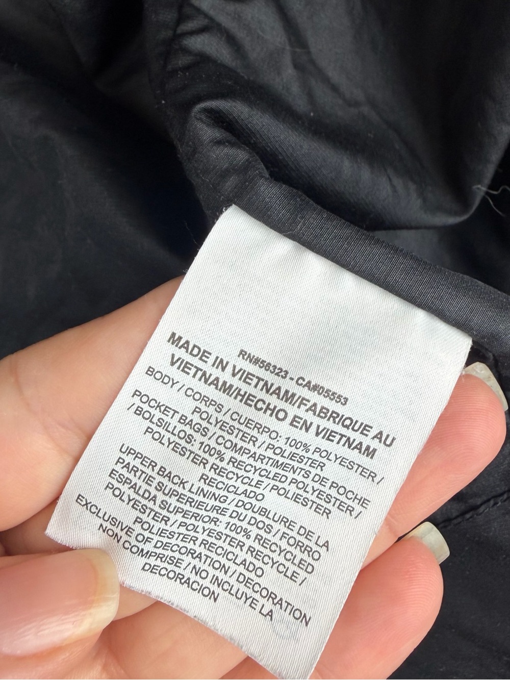 Nike Women’s Black / White Full Zip Hooded Side Pockets Windrunner Jacket Sz XS - Picture 11 of 12